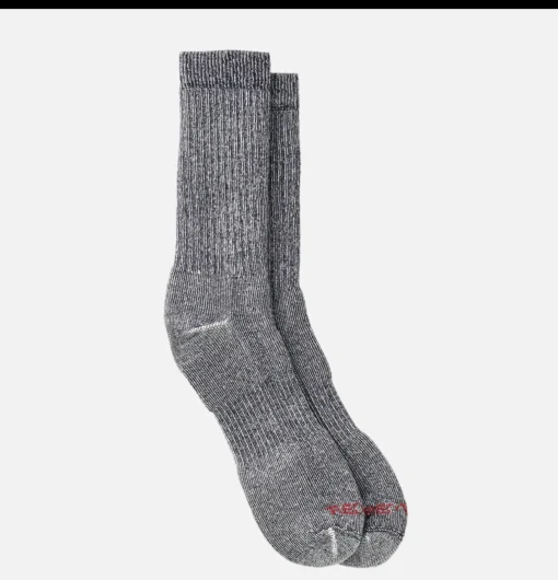 Homme RED WING SHOES Chaussettes*97165 - Merino Wool Socks Charcoal