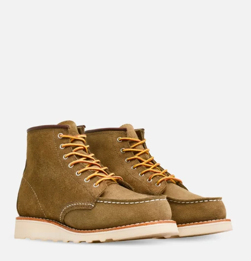 Femme RED WING SHOES WOMEN Bottes*3377 - Moc Toe Femme Olive