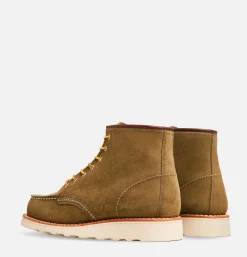 Femme RED WING SHOES WOMEN Bottes*3377 - Moc Toe Femme Olive
