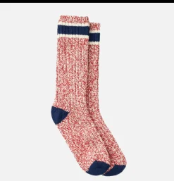 Homme RED WING SHOES Chaussettes*97331 - Ragg Wool Socks Red