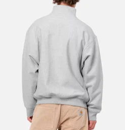 CARHARTT WIP Sweats & Polaires*American Script Half Zip Ash Heather