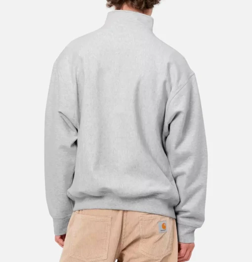 CARHARTT WIP Sweats & Polaires*American Script Half Zip Ash Heather
