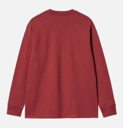 CARHARTT WIP Sweats & Polaires*American Tee Ls Tuscany Red