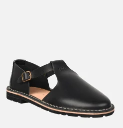 Homme STEVE MONO Sandales*Artisanal sandal shoe 10/12 Black