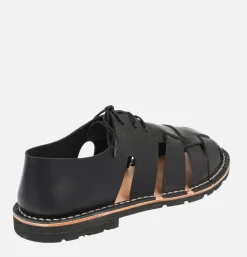 Homme STEVE MONO Sandales*Artisanal Sandal Shoe 10/05 Black
