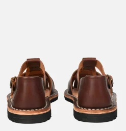 Homme STEVE MONO Sandales*Artisanal Sandal Shoe 10/17  Coffee