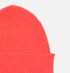ROBERT MACKIE Gants • Bonnets • Echarpes*Bonnet Barra Fluo Neon Orange