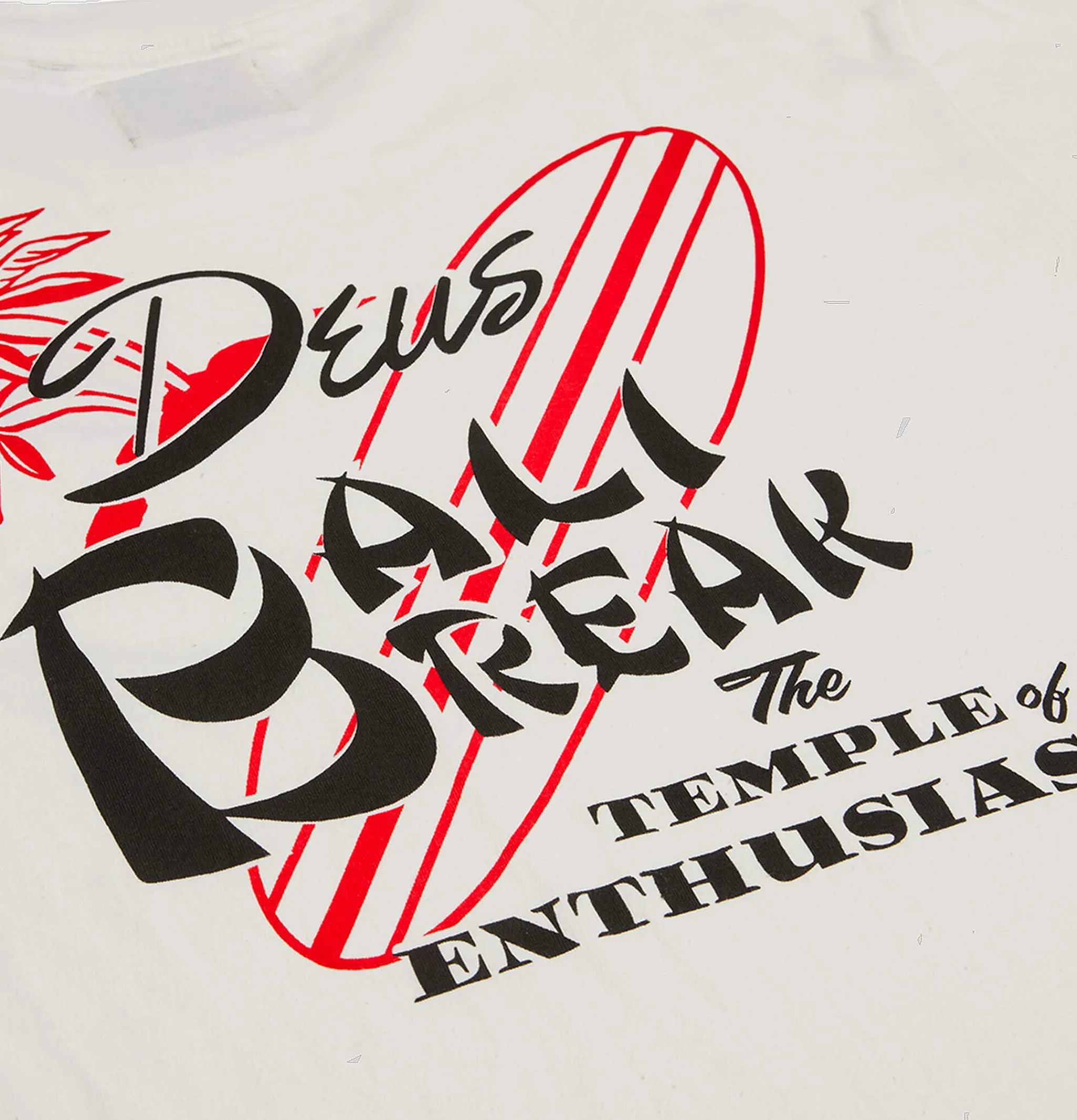 DEUS T-shirts*Breaker Tee Vintage White