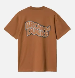 CARHARTT WIP T-shirts*Brown Ducks Tee Hamilton Brown