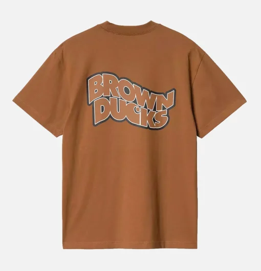 CARHARTT WIP T-shirts*Brown Ducks Tee Hamilton Brown