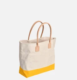 HERITAGE LEATHER COMPANY Tote-bags*Canvas Day Tote Bag Jaune