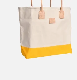 HERITAGE LEATHER COMPANY Tote-bags*Canvas Day Tote Bag Jaune