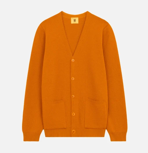 NITTO KNITWEAR Pulls & Cardigans*Cardigan Youri Merino Ocre