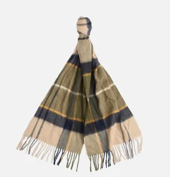 BARBOUR Gants • Bonnets • Echarpes*Carrbridge Scarf Tartan Forest