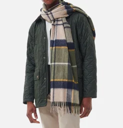 BARBOUR Gants • Bonnets • Echarpes*Carrbridge Scarf Tartan Forest