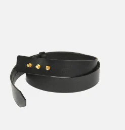 L'ANGUILLE Ceintures*Ceinture Gropius Noire
