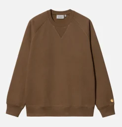 CARHARTT WIP Sweats & Polaires*Chase Sweat Chocolate Gold
