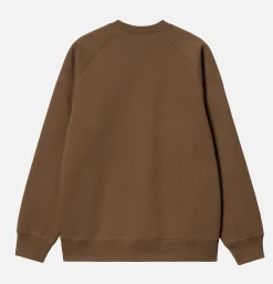 CARHARTT WIP Sweats & Polaires*Chase Sweat Chocolate Gold