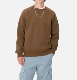 CARHARTT WIP Sweats & Polaires*Chase Sweat Chocolate Gold