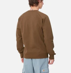 CARHARTT WIP Sweats & Polaires*Chase Sweat Chocolate Gold