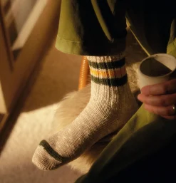 Homme THUNDERS LOVE Chaussettes*Chaussette Athletic Beige