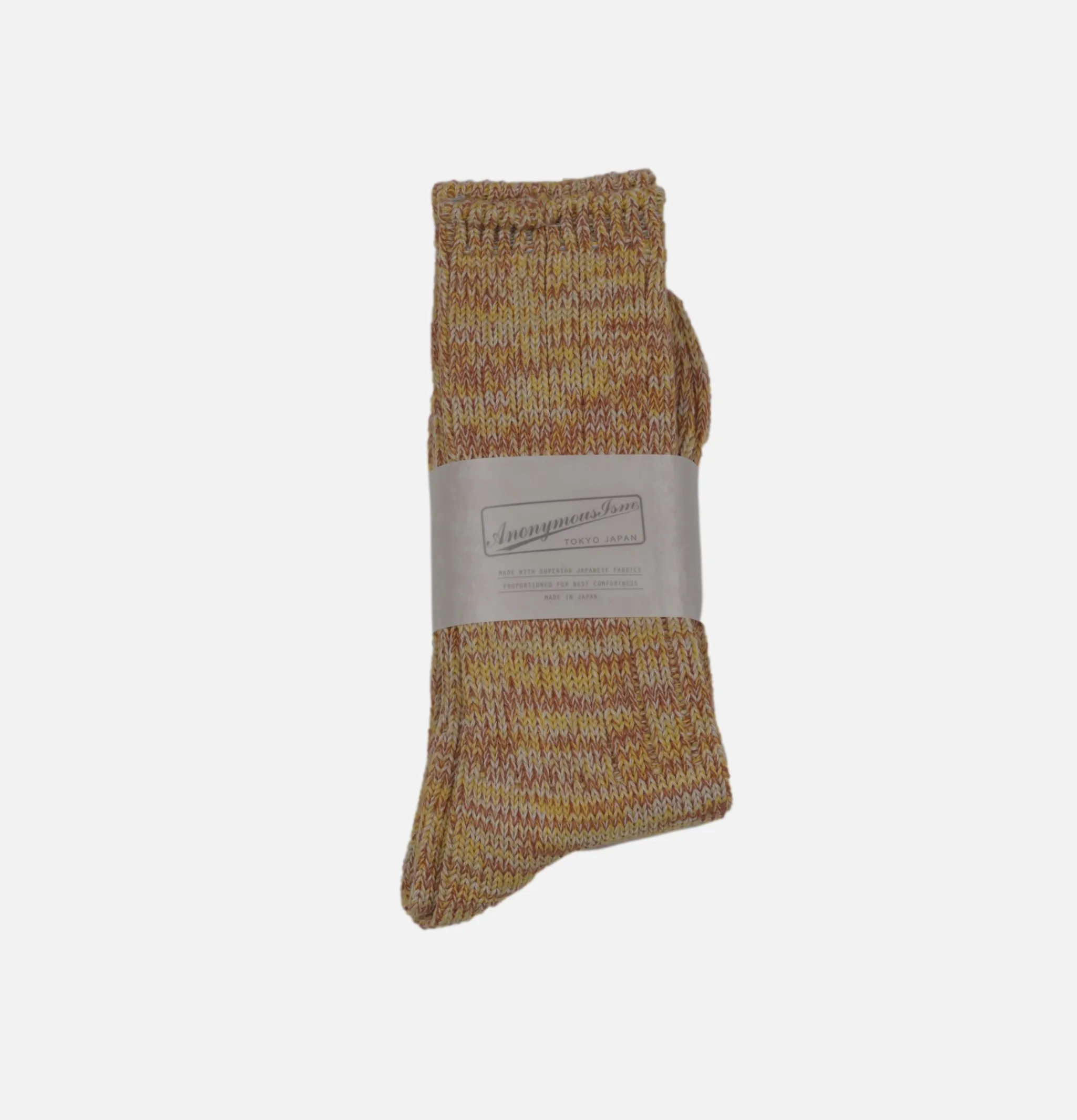 Homme ANONYMOUS ISM Chaussettes*Chaussettes 5 Color Mix Jaune