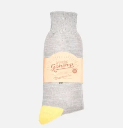 Homme ANONYMOUS ISM Chaussettes*Chaussettes Embroidery Jaune