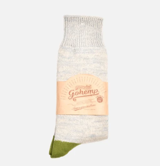 Homme ANONYMOUS ISM Chaussettes*Chaussettes Embroidery Vert