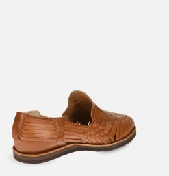 Homme CHAMULA Sandales*Chaussures Cancun Cognac