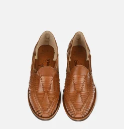 Homme CHAMULA Sandales*Chaussures Cancun Cognac