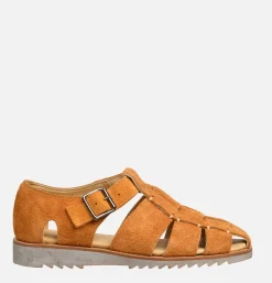 Homme PARABOOT Sandales*Chaussures Pacific Velours Miel