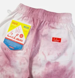 COOKMAN Work Pants*Chef Pant Cabernet Stain Lt Pink