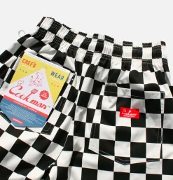 COOKMAN Work Pants*Chef Pant Checker Black