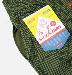 COOKMAN Work Pants*Chef Pant Splash Camo Olive