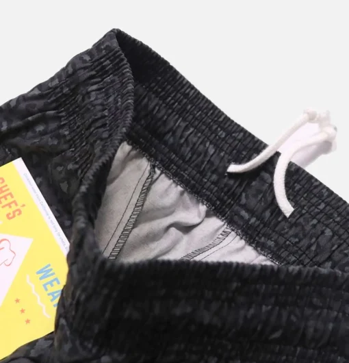 COOKMAN Shorts*Chef Short Black Leopard