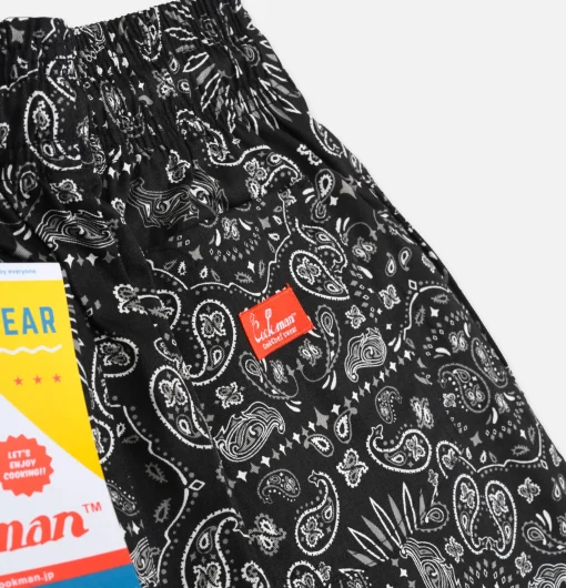 COOKMAN Shorts*Chef Short Paisley Black