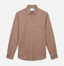 PORTUGUESE FLANNEL Chemises*Chemise Abstract Brown