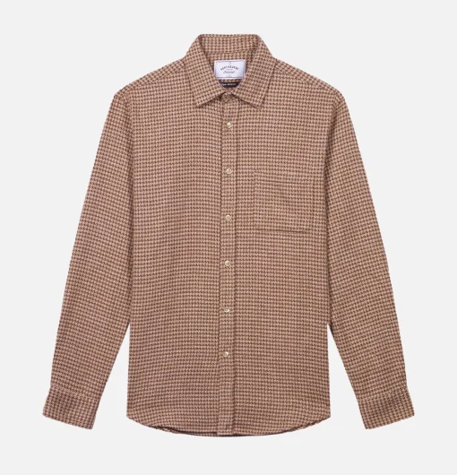 PORTUGUESE FLANNEL Chemises*Chemise Abstract Brown