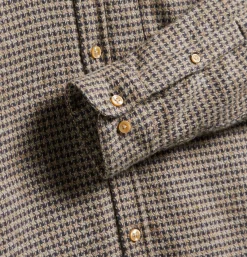 PORTUGUESE FLANNEL Chemises*Chemise Abstract Pied Charcoal