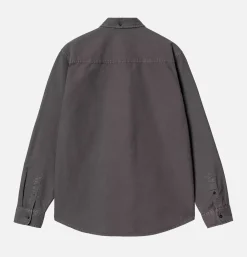 CARHARTT WIP Chemises*Chemise Bolton Graphite Noire