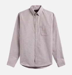 PORTUGUESE FLANNEL Chemises*Chemise Brushed Oxford Bordeaux