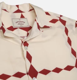 PORTUGUESE FLANNEL Chemises*Chemise Diamonds Ecru
