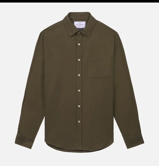 PORTUGUESE FLANNEL Chemises*Chemise Teca Olive