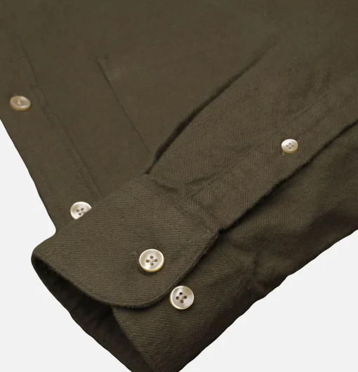 PORTUGUESE FLANNEL Chemises*Chemise Teca Olive