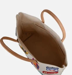 HERITAGE LEATHER COMPANY Tote-bags*Daytote With Vintage Patches