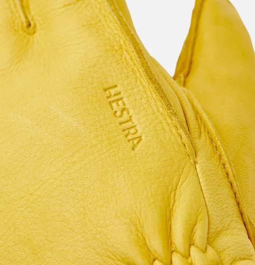 HESTRA Gants • Bonnets • Echarpes*Deerskin Gloves Yellow