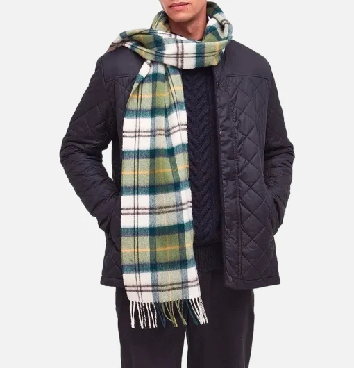 BARBOUR Gants • Bonnets • Echarpes*Echarpe Cashmere Tartan Ancien