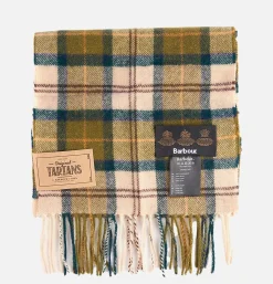 BARBOUR Gants • Bonnets • Echarpes*Echarpe Lambswool Tartan Green