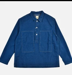 FOB FACTORY Chemises*F2442 Denim Us Army Shirt P/o