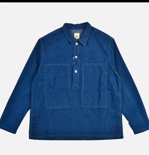 FOB FACTORY Chemises*F2442 Denim Us Army Shirt P/o